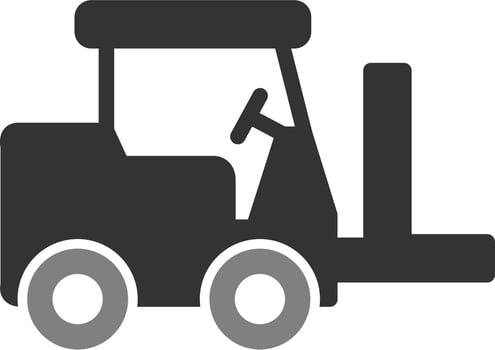 Forklift Vector Icon