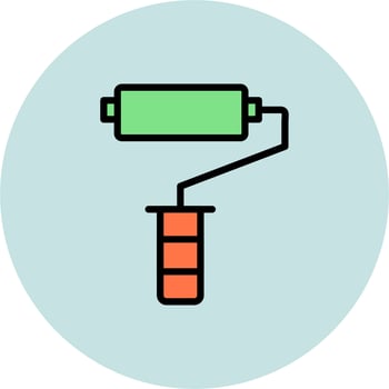 Paint Roller Vector Icon