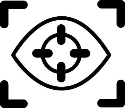 Eye Tracking Vector Icon