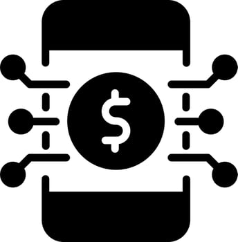 Digital Money Vector Icon