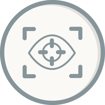 Eye Tracking Vector Icon
