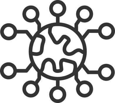Nft World Vector Icon