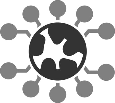 Nft World Vector Icon