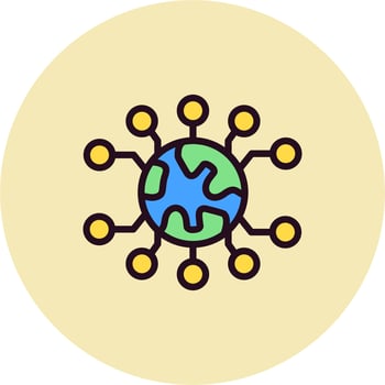 Nft World Vector Icon