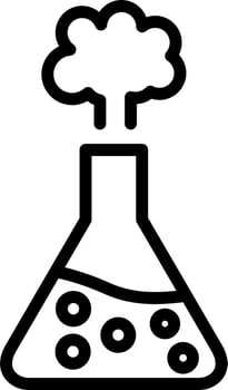 Chemical Reaction Vector Icon