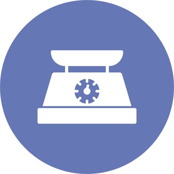 Weight Scale Vector Icon
