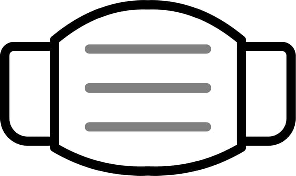 Medical Mask Vector Icon