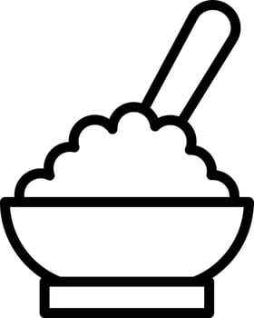 Cereal Bowl Vector Icon