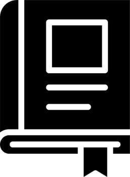 Textbook Vector Icon