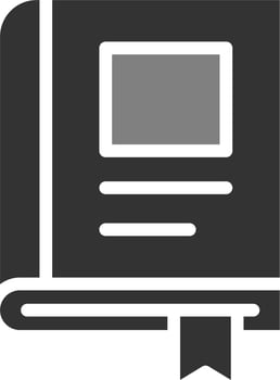 Textbook Vector Icon