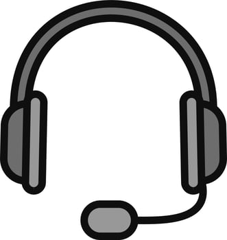 Headset Vector Icon