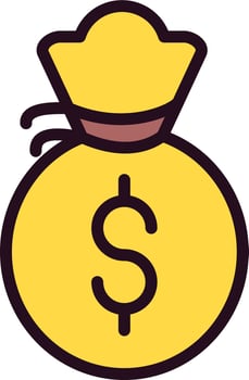 Money Bag Vector Icon