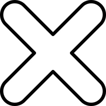 Close Vector Icon