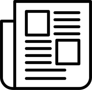 Newspaper Vector Icon