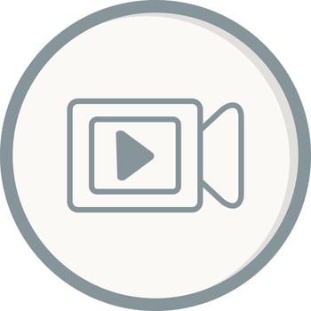 Video Player Vector Icon