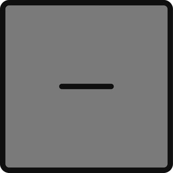 Minus Vector Icon