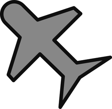 Aeroplane Vector Icon
