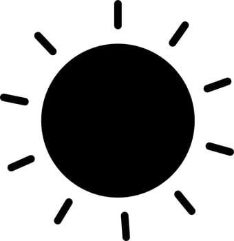 Sun Vector Icon