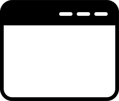 Browser Vector Icon