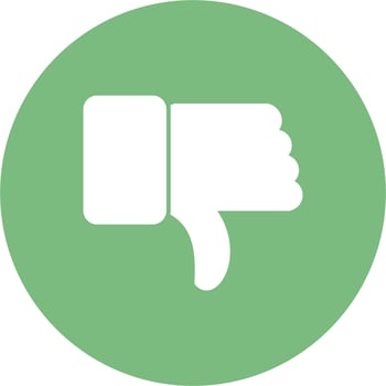 Dislike Vector Icon