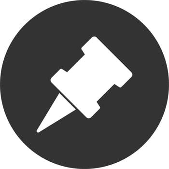 Pin Vector Icon