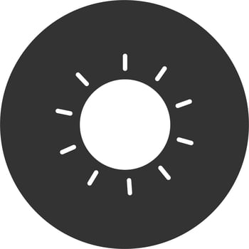 Sun Vector Icon