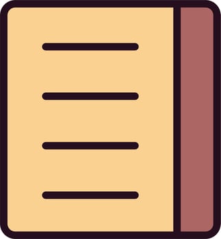 Notebook Vector Icon