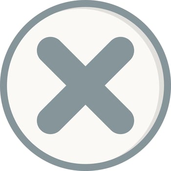 Close Vector Icon