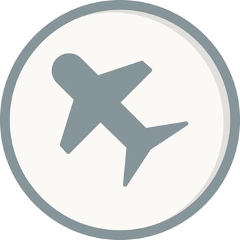 Aeroplane Vector Icon