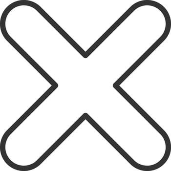 Close Vector Icon