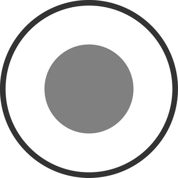 Dot Vector Icon