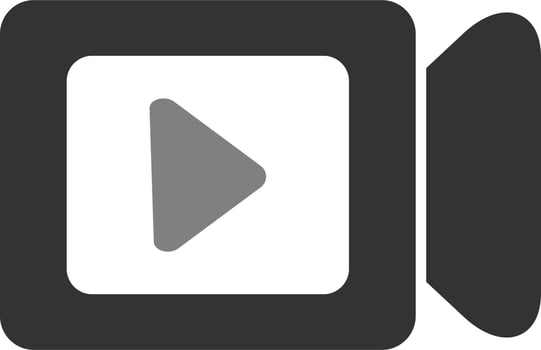 Video Player Vector Icon