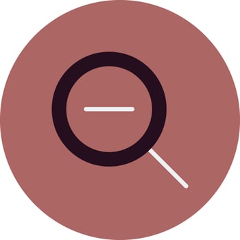 Zoom Out Vector Icon