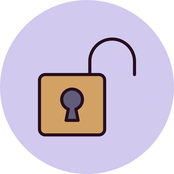 Unlock Vector Icon