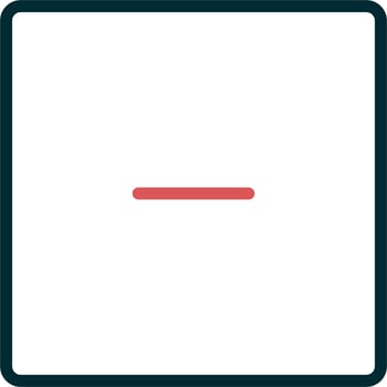 Minus Vector Icon