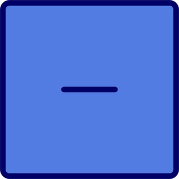 Minus Vector Icon