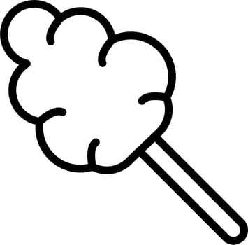 Cotton Candy Vector Icon