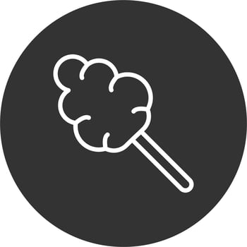 Cotton Candy Vector Icon