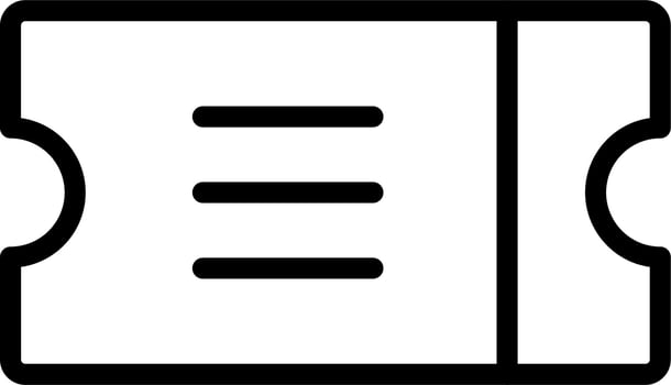 Ticket Vector Icon