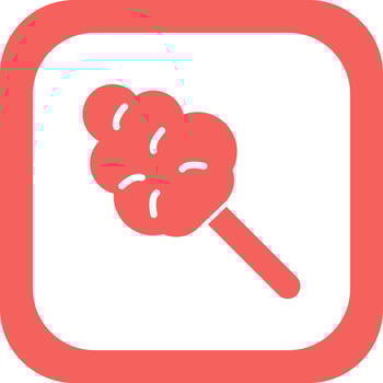 Cotton Candy Vector Icon