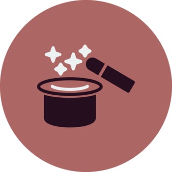 Magic hat Vector Icon