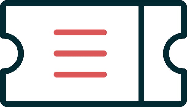 Ticket Vector Icon