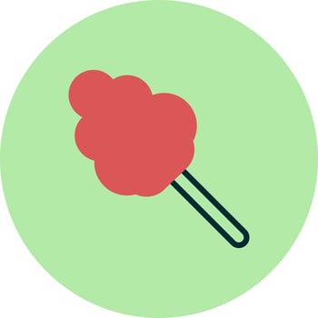 Cotton Candy Vector Icon