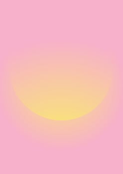 Gradient background in yellow and pink. Abstract sunshine wallpaper in retro style is perfect for a cover, social networks or poster vector