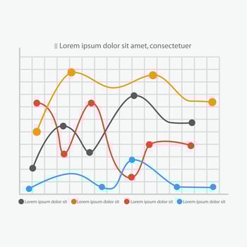 Chart Infographic elements  Business  illustration vector Concept