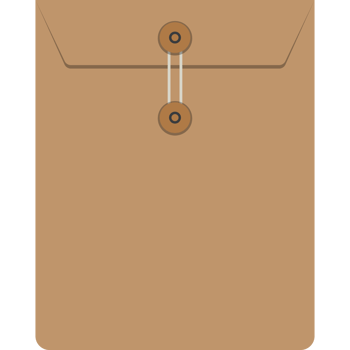 illustration of a envelope, icon flat design png