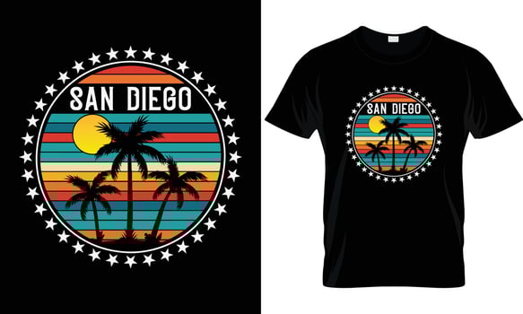 Summer T - Shirt Design vector