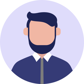 Male user avatar icon in flat design style. Person signs illustration. png