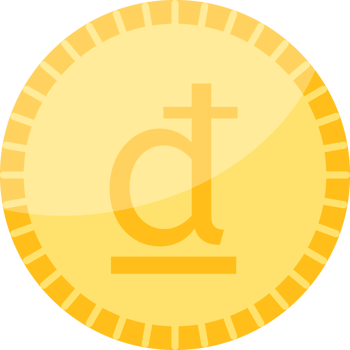 Vietnam's currency symbol coin . png