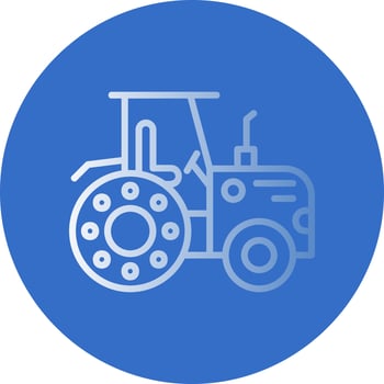 Tractor Vector Icon Design